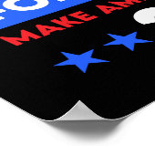 オバマ大統領2028年に再びアメリカを気に作る ポスター (角)