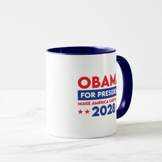 オバマ大統領2028年に再びアメリカを気に作る マグカップ (正面右)