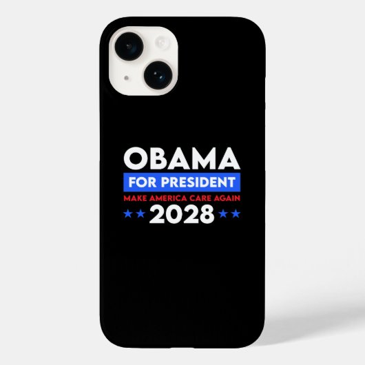 オバマ大統領2028年に再びアメリカを気に作る Case-Mate iPhoneケース (裏面)