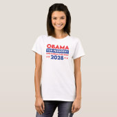 オバマ大統領2028年に再びアメリカを気に作る Tシャツ (正面フル)
