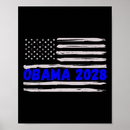 オバマ大統領2028年オバマ第48代大統領 ポスター (正面)