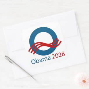 オバマ大統領2028 スクエアシール