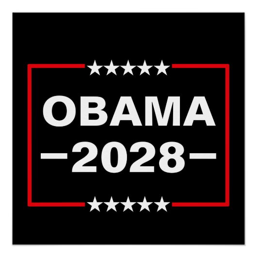 オバマ大統領2028 ポスター (正面)