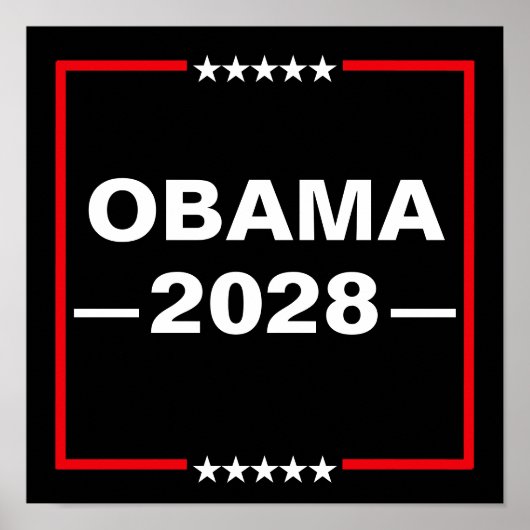 オバマ大統領2028 ポスター (正面)