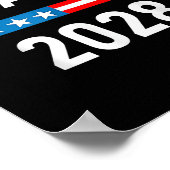 オバマ大統領2028 ポスター (角)