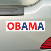 オバマ大統領 バンパーステッカー (車上)