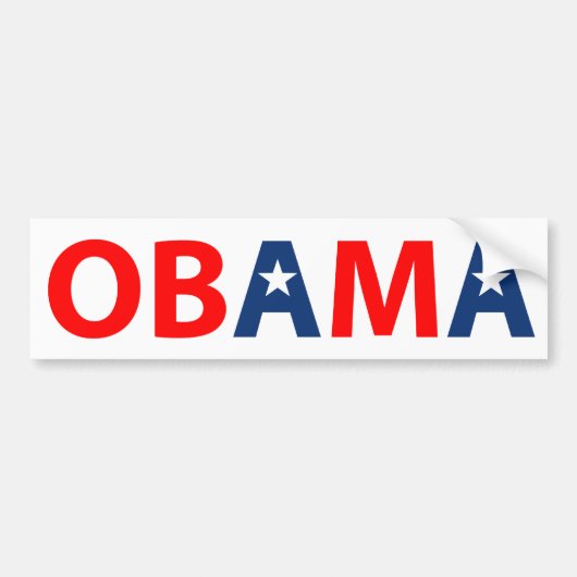 オバマ大統領 バンパーステッカー (正面)