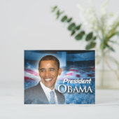 オバマ大統領 ポストカード (スタンド正面)