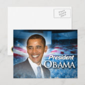 オバマ大統領 ポストカード (正面/裏面)