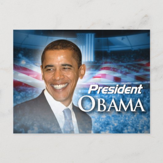 オバマ大統領 ポストカード (正面)