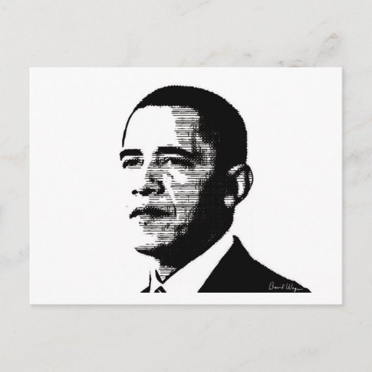 オバマ大統領 ポストカード (正面)