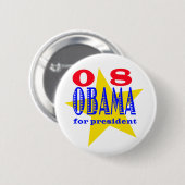オバマ大統領 | 缶バッジ (正面&裏面)