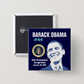 オバマ大統領 缶バッジ (正面&裏面)