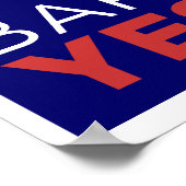 オバマ大統領「Yesできる!」 ポスター (角)