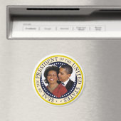 オバマ大統領Keepsake Large 3" マグネット (インサイチュ (食洗機))
