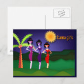 オバマ女子 ポストカード (正面/裏面)
