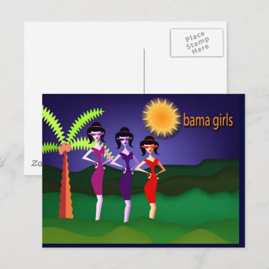 オバマ女子 ポストカード (正面/裏面)