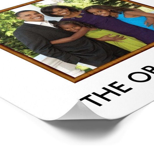 オバマ家 ポスター (角)