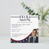 オバマ就任式2013パーティの招待状 招待状 (スタンド正面)