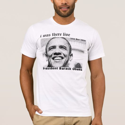オバマ就任式Tシャツが生きていた Tシャツ (正面)
