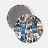 オバマ就任新聞磁石 マグネット (正面/裏面)