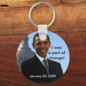 オバマ就任 キーホルダー (正面)