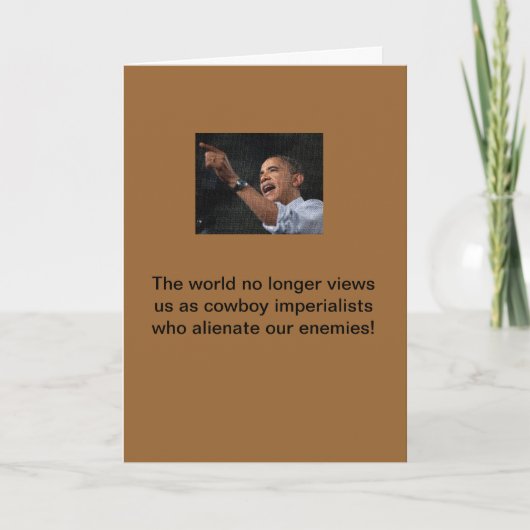 オバマ帝国主義者 カード (正面)