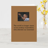 オバマ帝国主義者 カード (黄色い花)