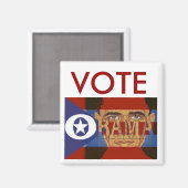 オバマ平方磁石の投票 マグネット (正面/裏面)
