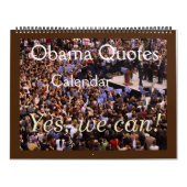 オバマ引用文2016年カレンダー カレンダー (カバー)