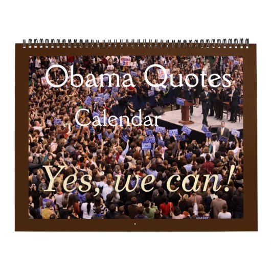 オバマ引用文2016年カレンダー カレンダー (カバー)