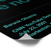 オバマ引用文 ポスター (角)