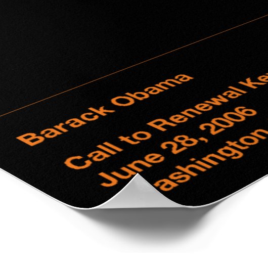 オバマ引用文 ポスター (角)