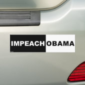 オバマ弾劾 バンパーステッカー (車上)