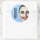 オバマ弾劾 ラウンドシール (バッグ)