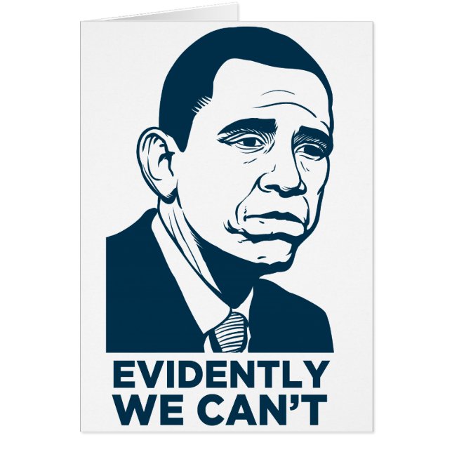 オバマ悲しいカード (正面)