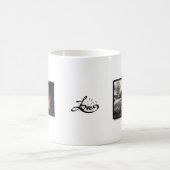 オバマ愛コラージュのマグ コーヒーマグカップ (中央)