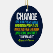 オバマ感動的スピーチ引用文の変更 セラミックオーナメント (右)