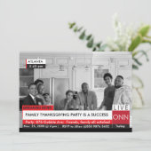 オバマ感謝祭パーティー  TVニュース価値 招待状 (スタンド正面)