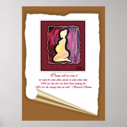 オバマ我々が引用文 ポスター (正面)