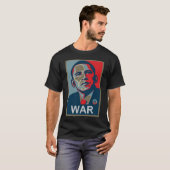 オバマ戦争のワイシャツ Tシャツ (正面フル)
