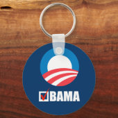 オバマ投票 キーホルダー (正面)