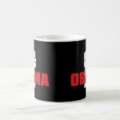 オバマ支持! コーヒーマグカップ (中央)