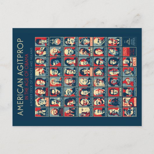 オバマ時代のアメリカのAgitprop – ポストカード (正面)