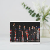 オバマ最初の議論 ポストカード (スタンド正面)