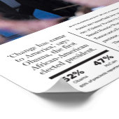 オバマ歴史新聞ポスター ポスター (角)