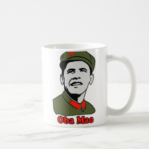 オバマ毛のコーヒー・マグ コーヒーマグカップ