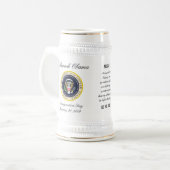 オバマ氏とJFK -スタイン·マグ ビールジョッキ (正面左)