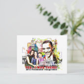 オバマ氏の2013年大統領就任式のポストカード ポストカード (スタンド正面)