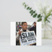 オバマ氏はイスラム教徒です。 ポストカード (スタンド正面)